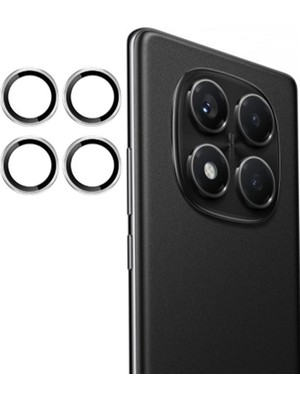 Moresun Buğz Joko Xiaomi Redmi Note 14 Pro 4g Pvd Metal Kamera Lens - Gümüş