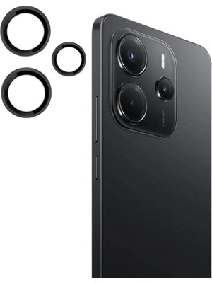 Moresun Buğz Joko Xiaomi Redmi Note 14 4g Pvd Metal Kamera Lens - Siyah
