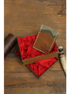 Akronium Leather Hakiki Deri Minimalist Tasarım Kartlık-Kadın&erkek