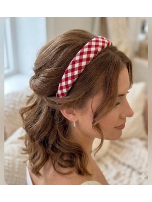 zdjewelry Kadın Pötikare Ekoseli Desenli Taç