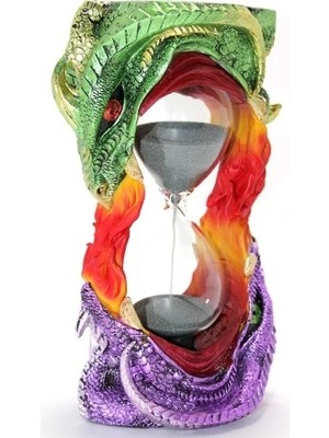 Ronanna Polyester Dragon Tasarımlı Kum Saati Model 1