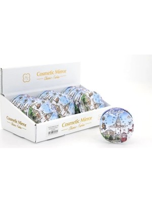 Ronanna Taşlı Istanbul Tasarımı El Aynası Kalın Model 5