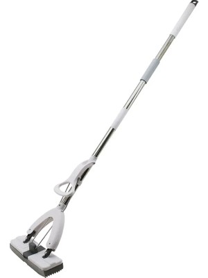 İlkyaz Fashion Mop Kendinden Sıkmalı Pva Sünger Mop - Kelebek Mop Krom Sap = 110CM + Plastik BAŞLIK=135CM