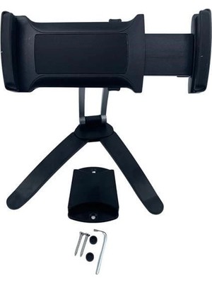 Ronanna 360 Derece Dönebilen Mutfak Masaüstü Telefon Tablet Tutucu Ayarlanabilir Esnek Ayaklı Metal