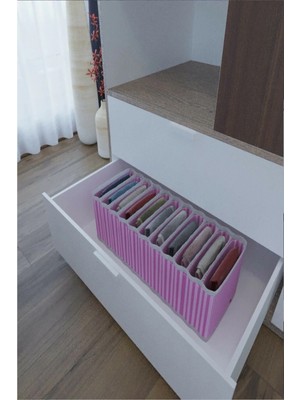 İlkyaz Fashion Ieg™ 11 Bölmeli Dolap ve Çekmece Içi Düzenleyici Akordiyon Organizer M00500 (6 Adet)