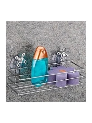 İlkyaz Fashion Banyo Dikdörtgen Raf Vantuzlu