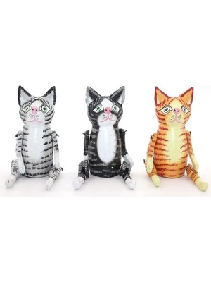 Ronanna Ahşap Sallanan Kedi