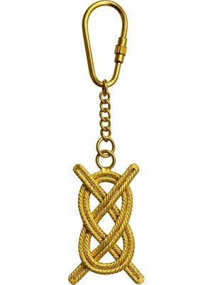 Ronanna Pirinç Gemi Düğümü Tasarımlı Anahtarlık