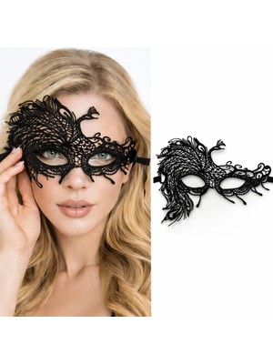 Ronanna Siyah Dantel Venedik Maskesi Kadın – Zarif Parti &amp; Balo Maskesi 9 No