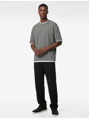 Koton Regular Fit Kısa Kollu Bisiklet Yaka Pamuklu Basic Tişört