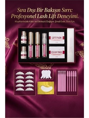 Buğlem Event Lash Lift &amp; Kirpik Lifting Seti - 5-8 Dakikada Hızlı ve Kalıcı Kıvrım 8 Ha - LG002W-7L79F