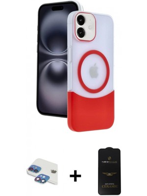 Marsilyan™- iPhone 11 Kılıf Kozmos Form Özel Seri - Siyah 6d Antistatik Mat Seramik Hayalet Nano Ekran Koruyucu + Gökkuşağı Pers Alüminyum Kamera Lens
