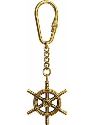 Ronanna Pirinç Dümen Anahtarlık - Model 2