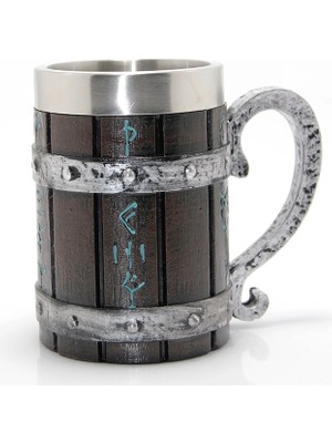 Ronanna Paslanmaz Çelik Tasarım Kupa Bardak (Xl Boyut)