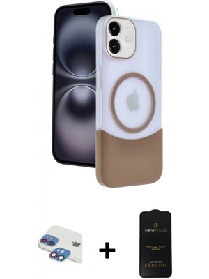 Marsilyan™- iPhone 11 Kılıf Kozmos Form Özel Seri - Siyah 6d Antistatik Mat Seramik Hayalet Nano Ekran Koruyucu + Gökkuşağı Pers Alüminyum Kamera Lens