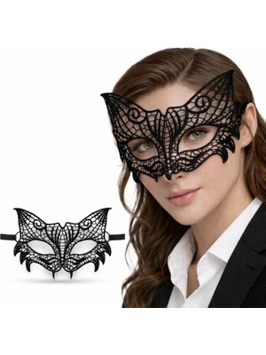 Ronanna Siyah Dantel Venedik Maskesi Kadın – Zarif Parti &amp; Balo Maskesi 3 No