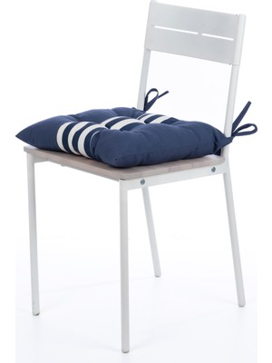 Nareen Home Lacivert Çizgili 40X40  Minder