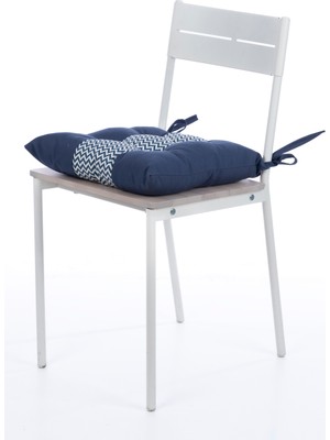 Nareen Home Mavi Zigzag 40X40 Minder