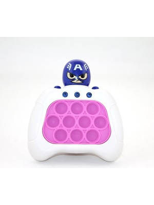 Ronanna Işıklı Müzikli Pop-It Captain America Tasarımlı
