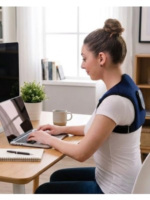 Karahanbey Postür Düzeltici Masaj Kemeri Titreşim Isıtma Destek Sistemi -