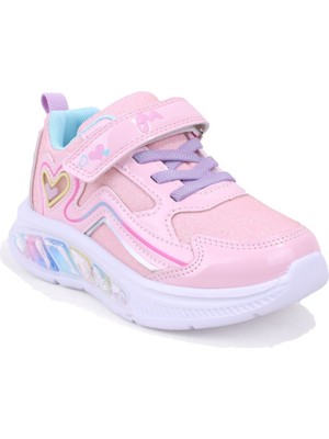 Marco Kids 03-26Y313 Pembe Ortopedik Günlük Işıklı Kız Çocuk Spor Ayakkabı