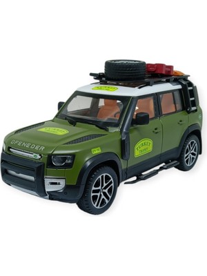 Emh Store Model Araçlar - Metal Sesli Off-Road Araba 22 cm - Yeşil (Lisinya)