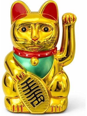 TKÇ Pilli Sallanan Şans Kedisi - Maneki Neko ALK4525