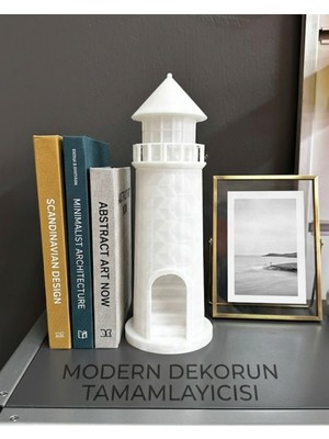 Ronanna Dekoratif 3D Deniz Feneri Obje Marin Stil Ev Aksesuarı