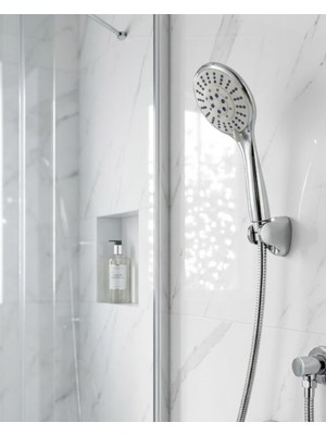 Ronanna Çok Fonksiyonlu El Duşu ve Duş Hortumu Seti Mafsallı Tutacak Dayanıklı Hortum