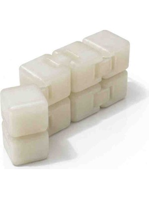 Formzen Fosforlu Sonsuz Küp (Infinity Cube) – 3D Baskı Stres Oyuncağı, Gece Parlayan Mini Küp (3 x 6,5 Cm)
