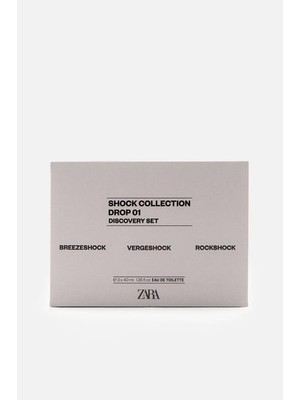 Zara Breezeshock 40ML + Vergeshock 40 ml + Rockshock 40 ml Toplam 3 x 40 ml Erkek Parfüm Seti