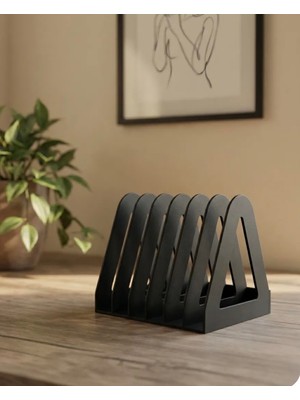 Prısm Modern Dekoratif Kitap Tutucu