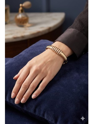Tılsım Accesories Xupıng Çelik Kelepçe Bileklik