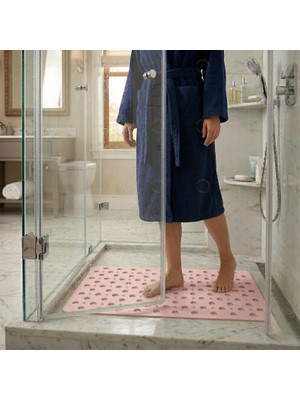 2 Adet Kaydırmaz Duşakabin Banyo ve Duş Paspası 33 x 66 cm M-141