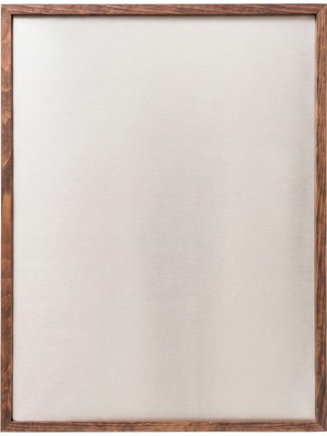 Bevorev Ahşap Çerçeveli Manyetik Metal Pano 62X47 cm Günlük Not ve Fotoğraf Kullanımı İçin