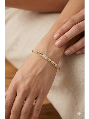 Tılsım Accesories Xupıng Çelik Kelepçe Bileklik