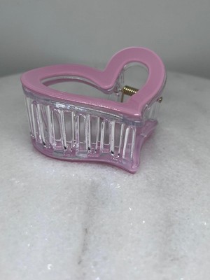 zdjewelry Modern & Seçkin Kalp Işlemeli Kadın Mandal Toka 6 cm