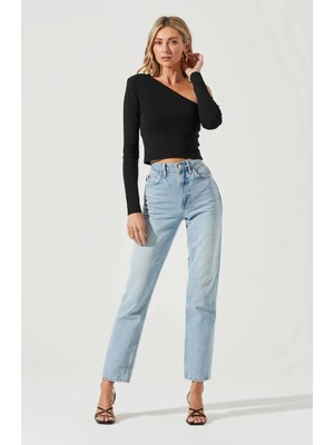 MetuCa Kadın Siyah Halter Yaka Kolsuz Fitilli Çift Katlı Basic Bodysuit