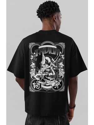 Sevbano Trivium Rock Metal Müzik Grubu Sırt Baskılı Unisex Oversize Tişört