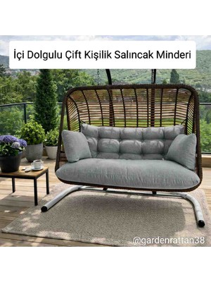 Rattano Garden Salıncak Fiyata dahil değildir. "Minderi Içi Dolgulu"