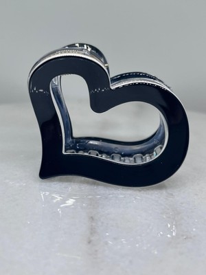 zdjewelry Modern & Seçkin Kalp Işlemeli Kadın Mandal Toka 6 cm