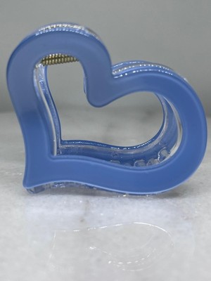 zdjewelry Modern & Seçkin Kalp Işlemeli Kadın Mandal Toka 6 cm