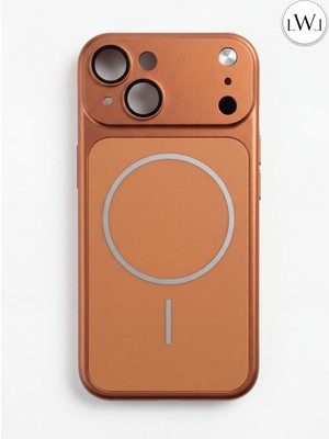 Lwl iPhone 13/14 Uyumlu 17 Pro Max Çevirici Magsafe Kamera Lens Korumalı Cep Telefonu Kılıfı