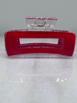 zdjewelry Kadın Dikdörtgen Modern Renkli Ithal Mandal Toka 7 cm