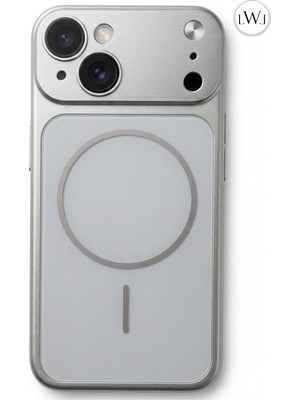 Lwl iPhone 13/14 Uyumlu 17 Pro Max Çevirici Magsafe Kamera Lens Korumalı Cep Telefonu Kılıfı