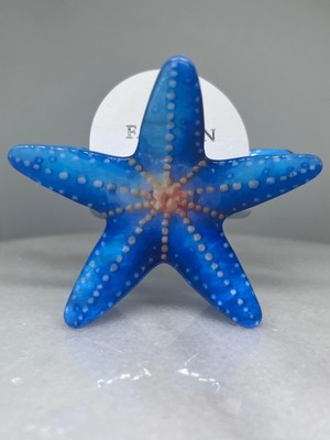 zdjewelry Deniz Yıldızı Renkli Modern Ithal Kadın Mandal Toka 8 cm