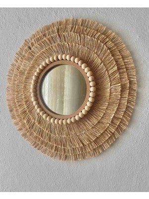 Furkan Decor Aksesuar Rafya Boncuklu Duvar Süsü