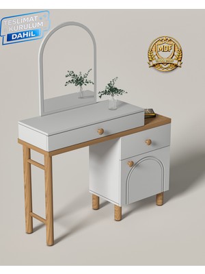 Vieva Bohem Yatak Odası Takımı 6 Kapaklı Gardırop 240 cm Bazalı Kurulum Montaj Dahil