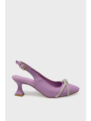 Kanuga Kadın Topuklu Ayakkabı Lila BB2023-11