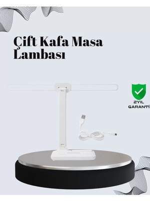 MidasTech Ayarlanabilir Açıya Sahip Masa Lambası | Kademeli Işık Seviyesi, Modern ve Kompakt Tasarım Mid